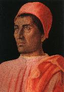 Andrea Mantegna Portrait of the Protonary Carlo de Medici oil painting artist